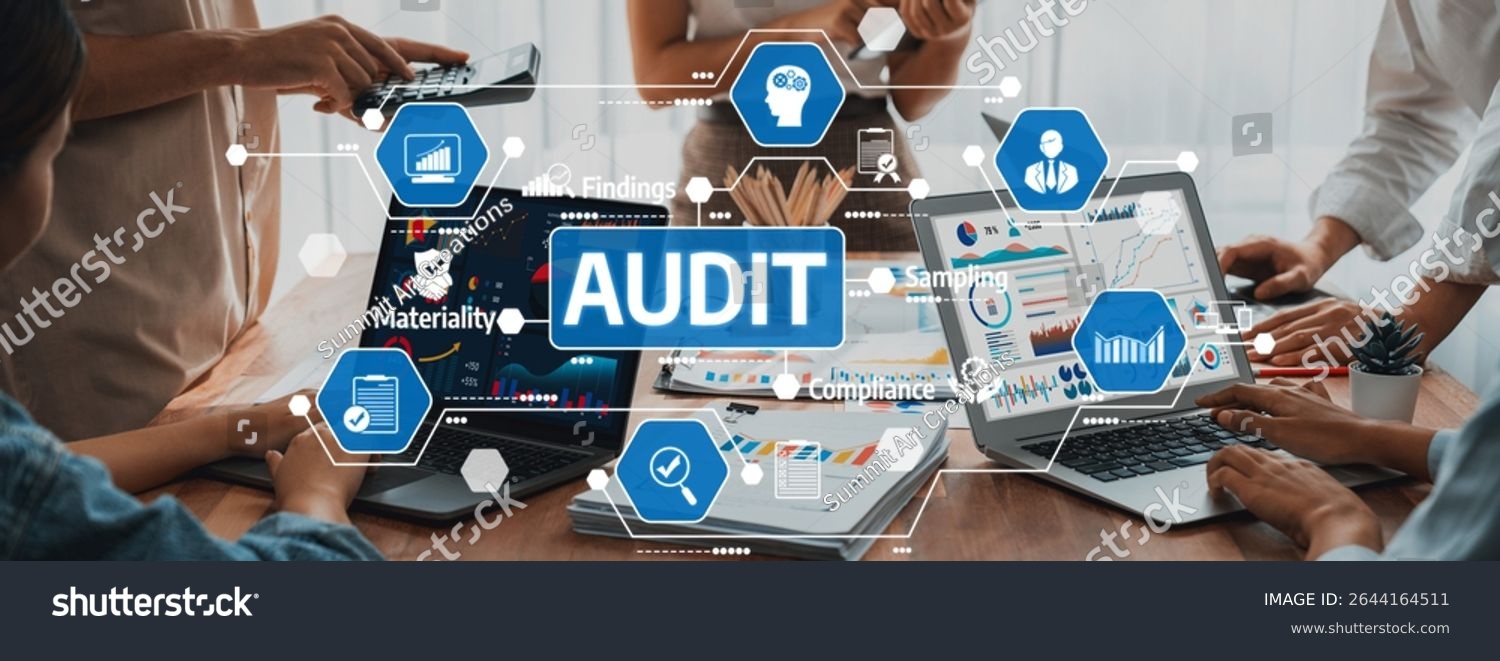 A senior IT risk professional reviewing a laptop with cloud controls and compliance dashboards.